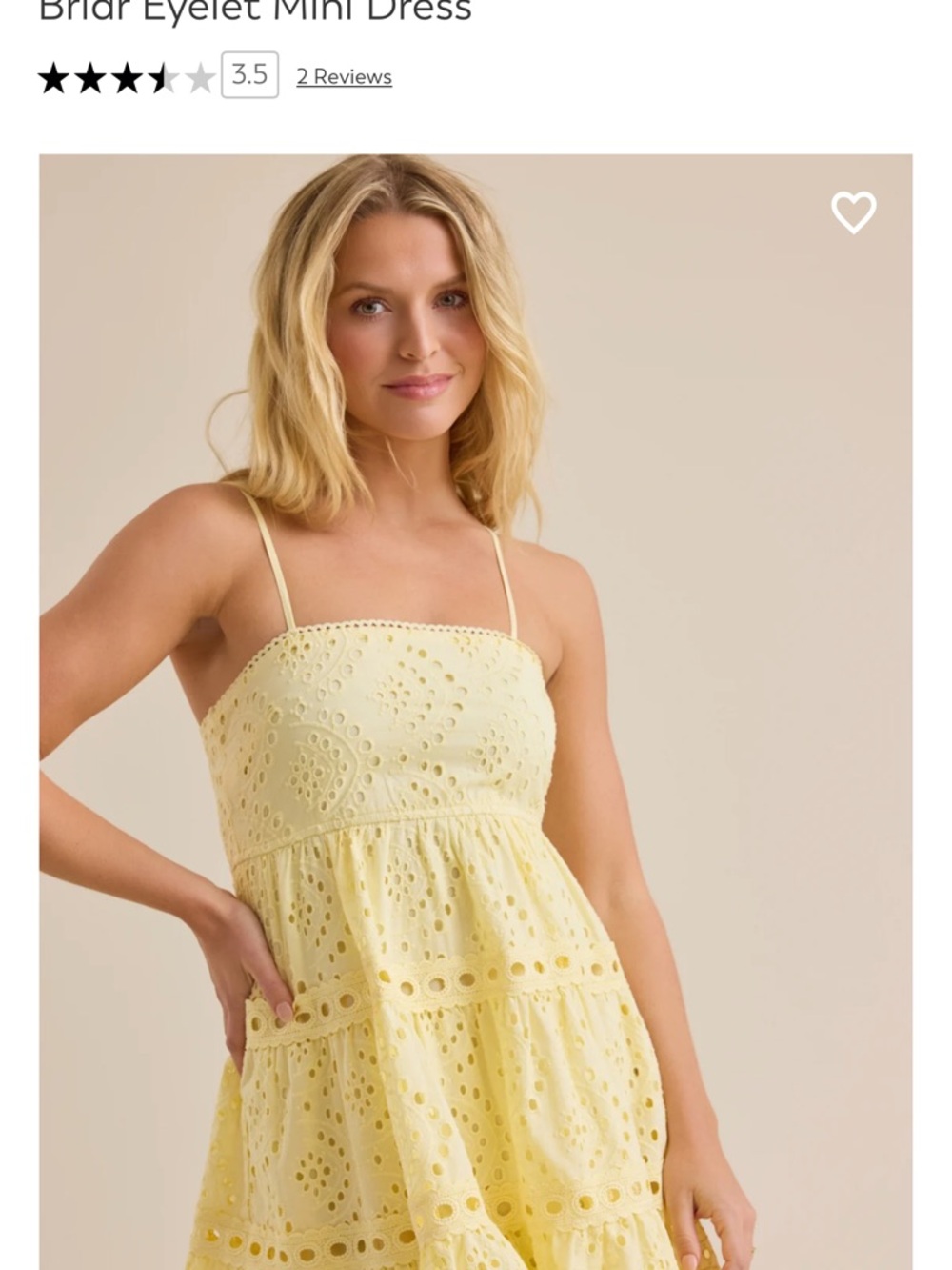 Briar Eyelet Mini Dress - Altar’d state BNwT XS